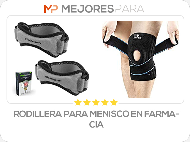 rodillera para menisco en farmacia