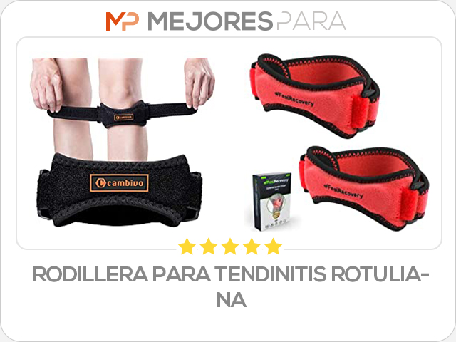 rodillera para tendinitis rotuliana