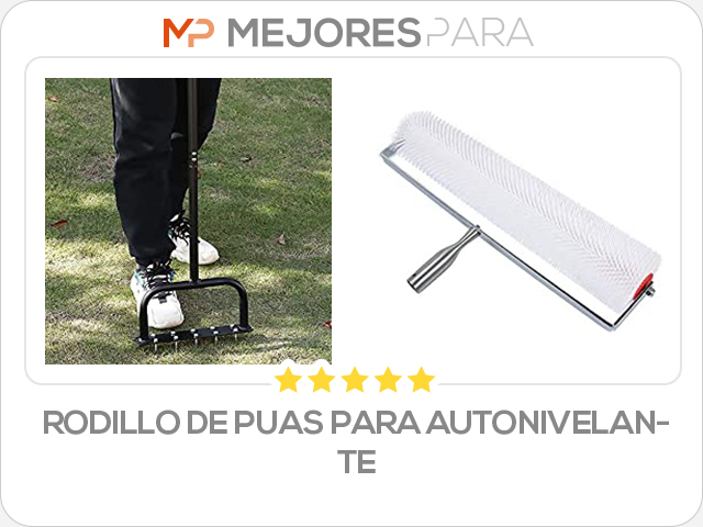 rodillo de puas para autonivelante