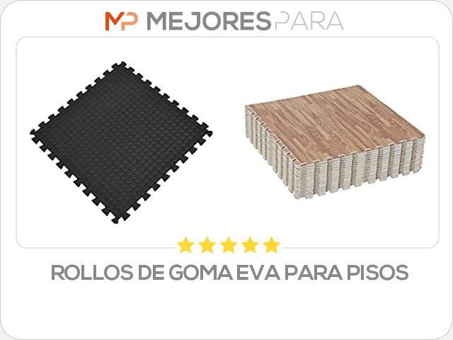 rollos de goma eva para pisos