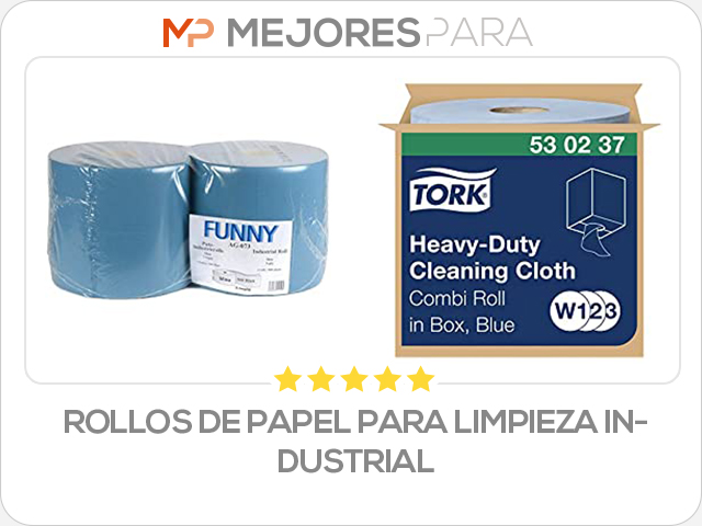 rollos de papel para limpieza industrial