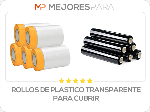 rollos de plastico transparente para cubrir