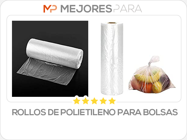 rollos de polietileno para bolsas