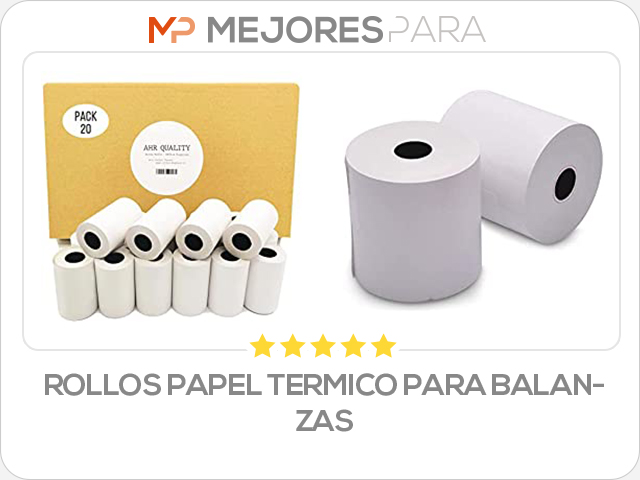 rollos papel termico para balanzas