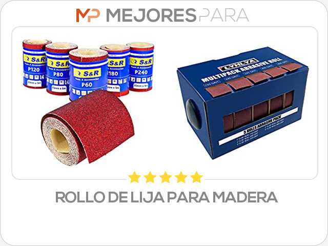 rollo de lija para madera