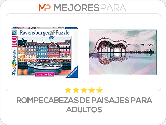 rompecabezas de paisajes para adultos