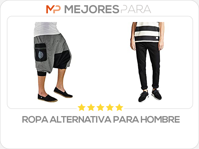 ropa alternativa para hombre