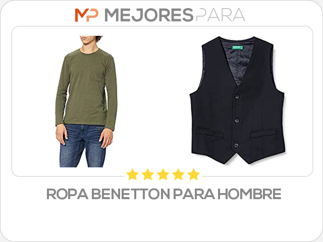 ropa benetton para hombre