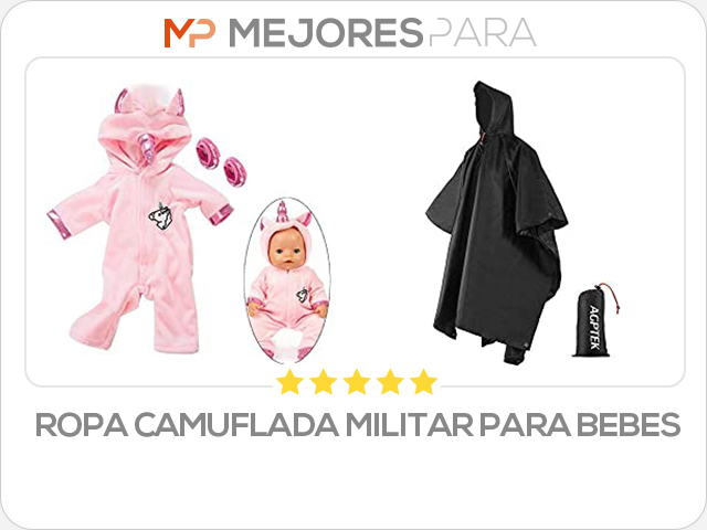 ropa camuflada militar para bebes