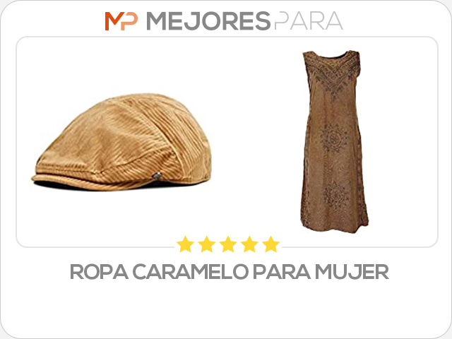 ropa caramelo para mujer