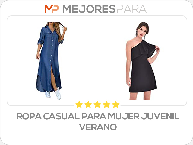 ropa casual para mujer juvenil verano