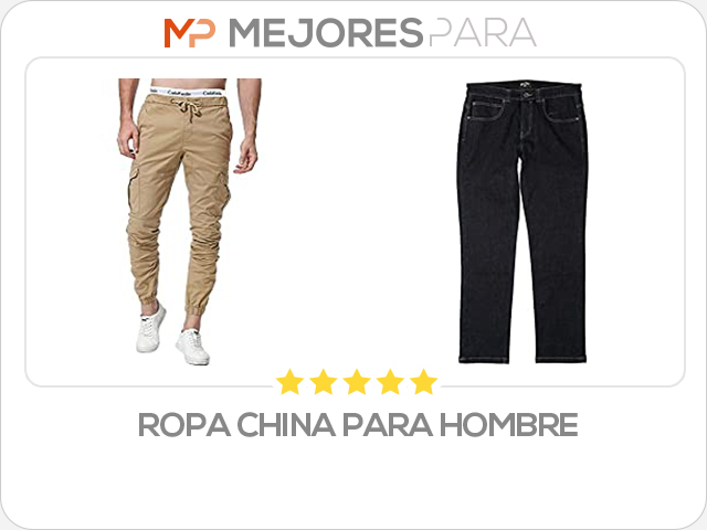 ropa china para hombre