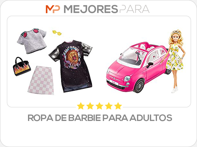 ropa de barbie para adultos