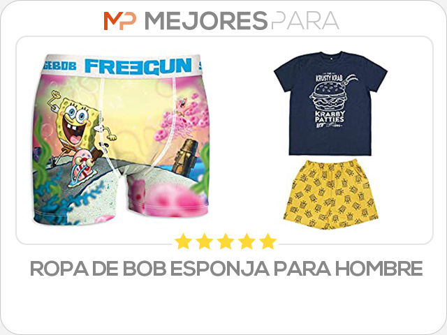 ropa de bob esponja para hombre