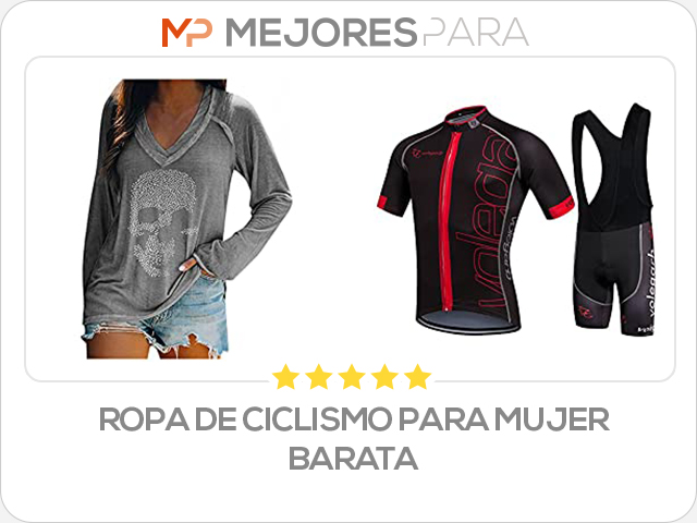 ropa de ciclismo para mujer barata