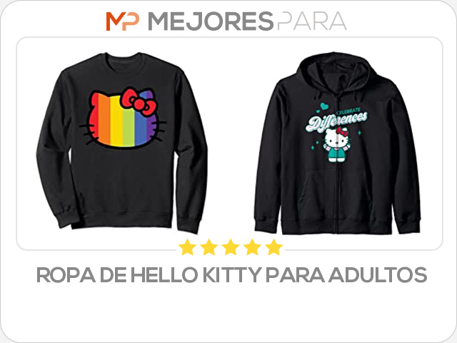 ropa de hello kitty para adultos