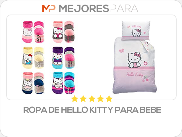 ropa de hello kitty para bebe