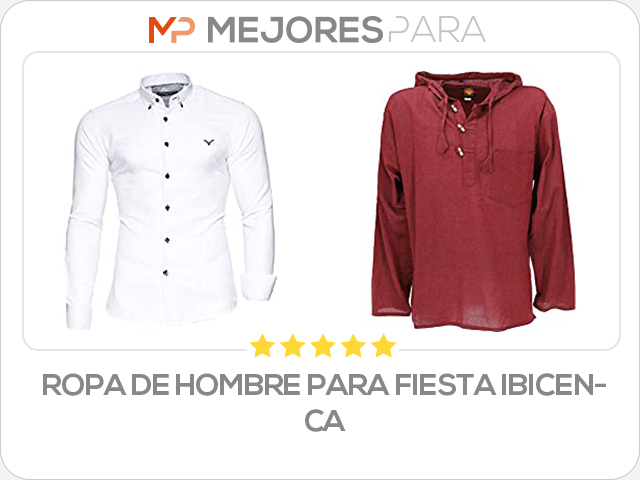 ropa de hombre para fiesta ibicenca