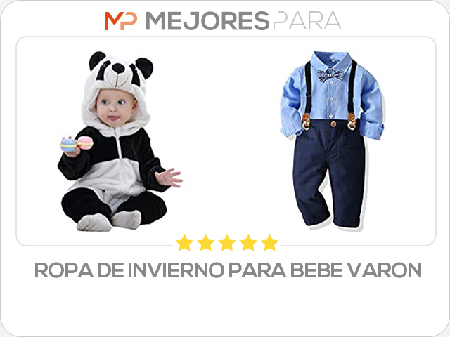 ropa de invierno para bebe varon