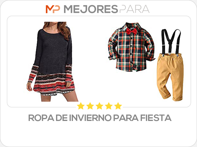 ropa de invierno para fiesta