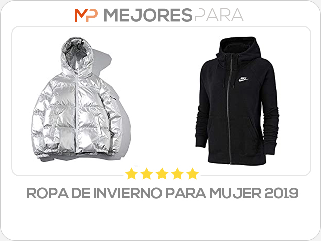 ropa de invierno para mujer 2019