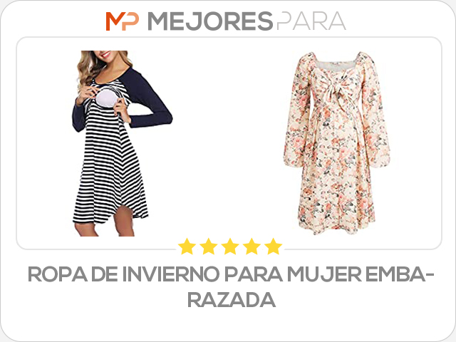 ropa de invierno para mujer embarazada