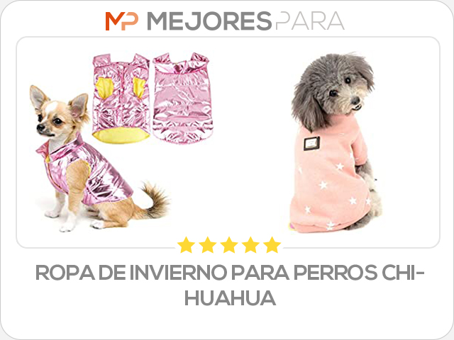 ropa de invierno para perros chihuahua