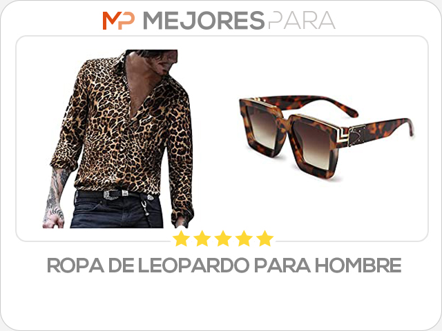 ropa de leopardo para hombre