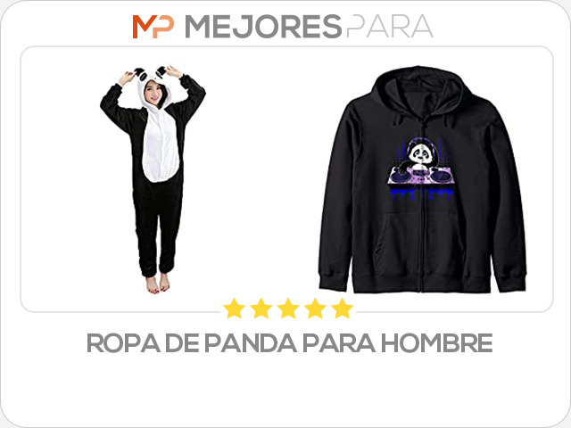 ropa de panda para hombre