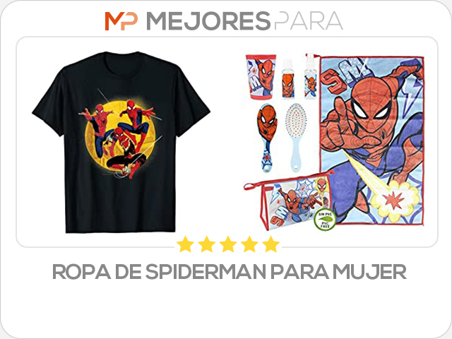 ropa de spiderman para mujer