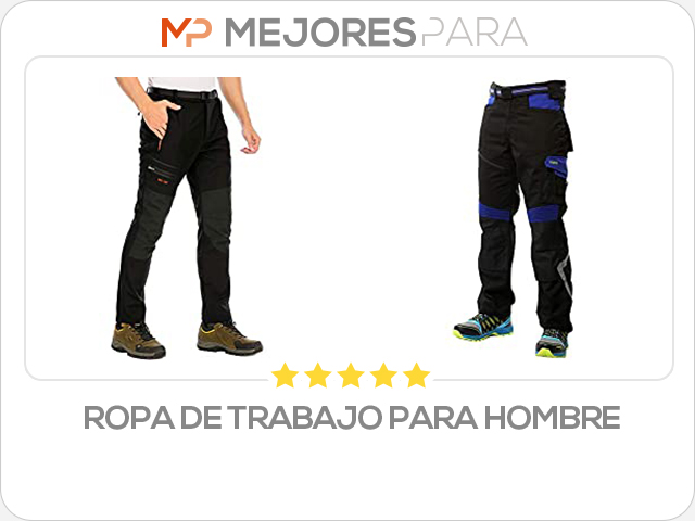 ropa de trabajo para hombre