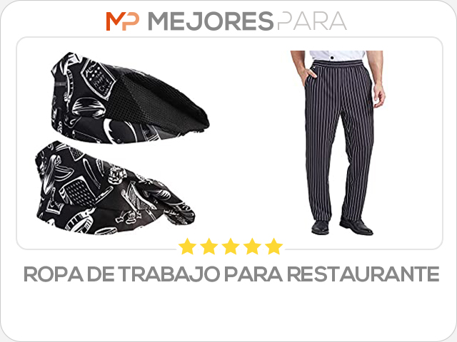 ropa de trabajo para restaurante