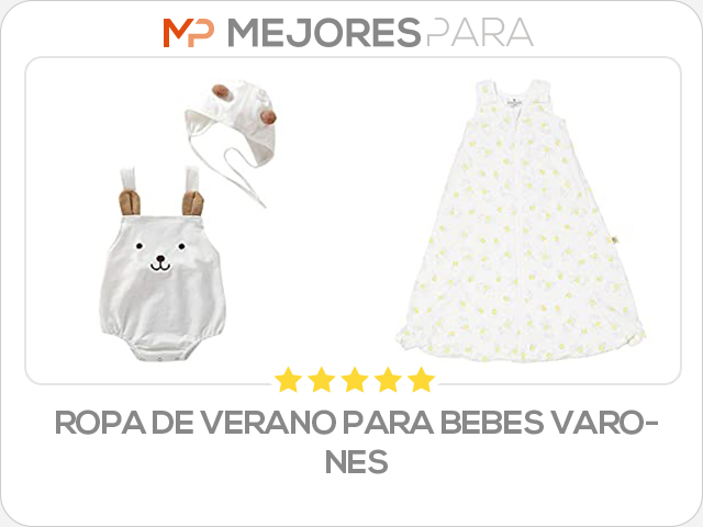 ropa de verano para bebes varones