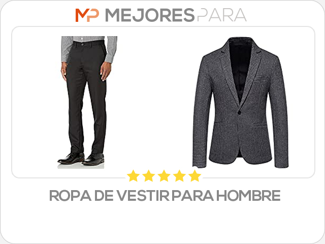 ropa de vestir para hombre