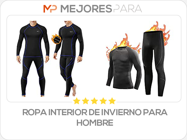 ropa interior de invierno para hombre