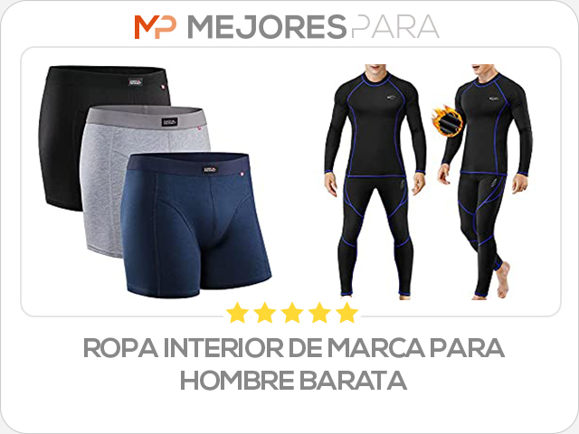 ropa interior de marca para hombre barata