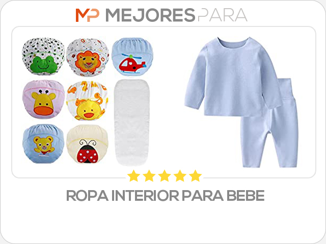 ropa interior para bebe