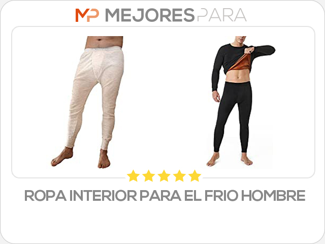 ropa interior para el frio hombre