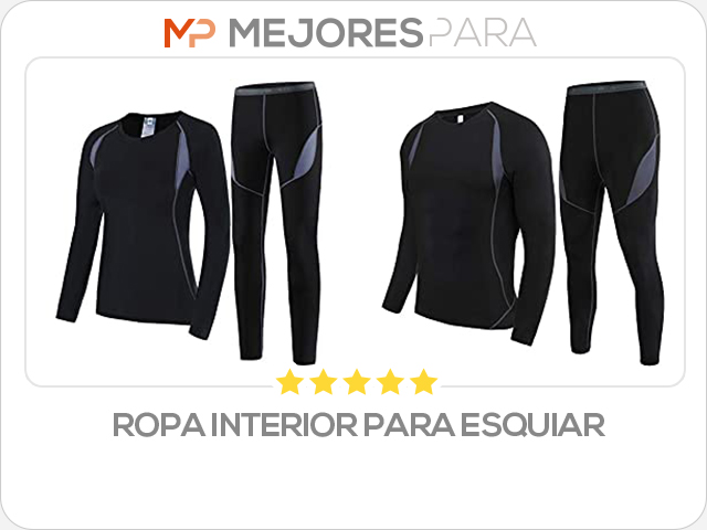 ropa interior para esquiar