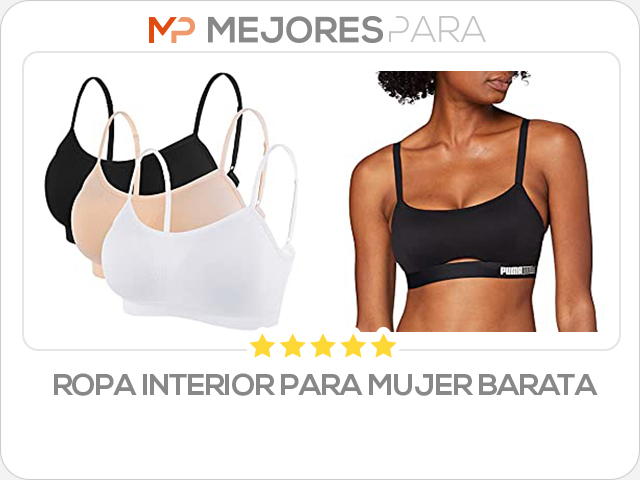 ropa interior para mujer barata