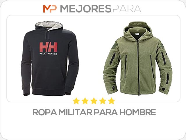 ropa militar para hombre