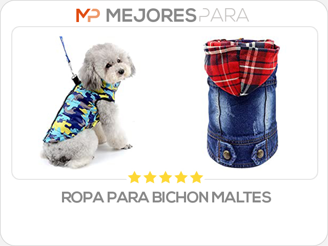 ropa para bichon maltes