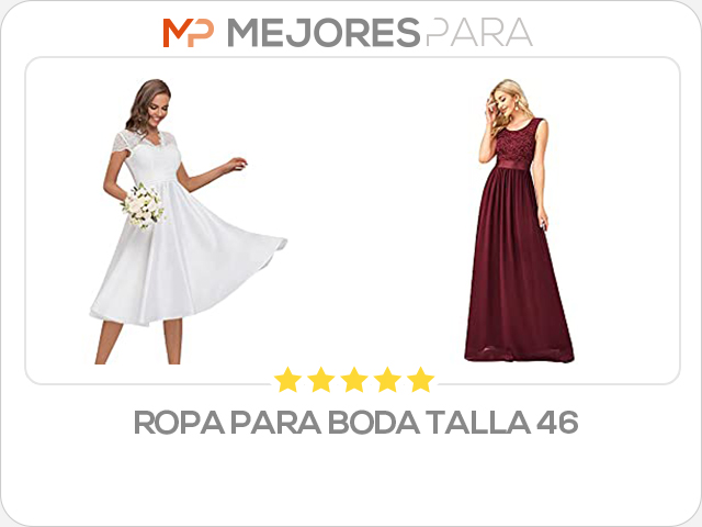 ropa para boda talla 46