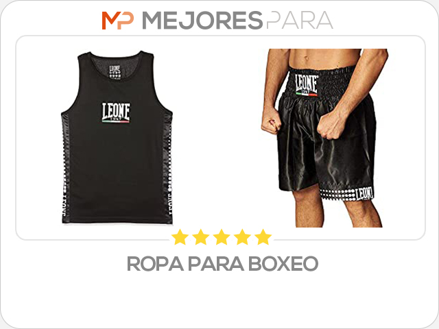 ropa para boxeo