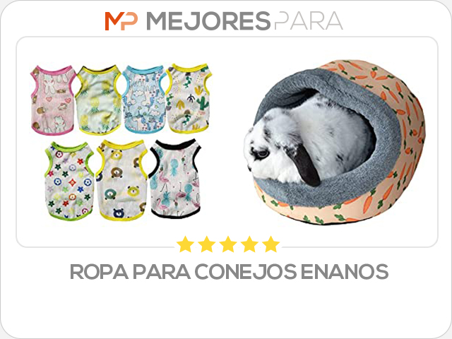 ropa para conejos enanos