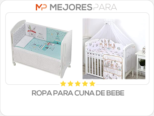 ropa para cuna de bebe