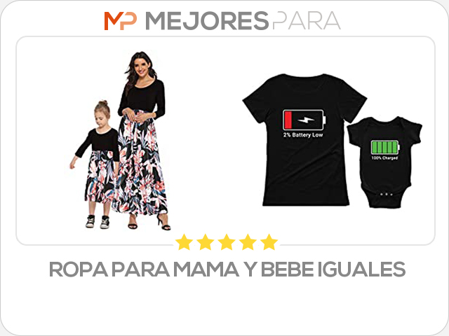 ropa para mama y bebe iguales