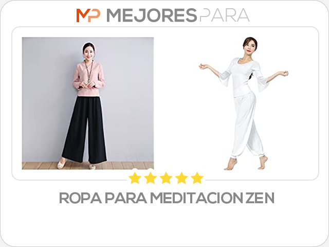 ropa para meditacion zen