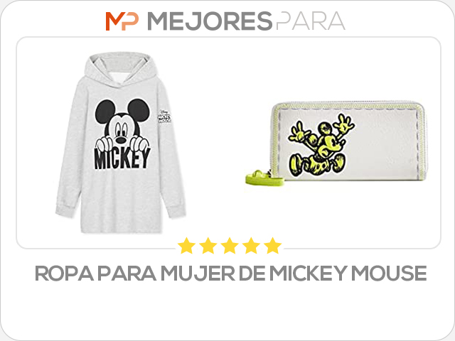 ropa para mujer de mickey mouse