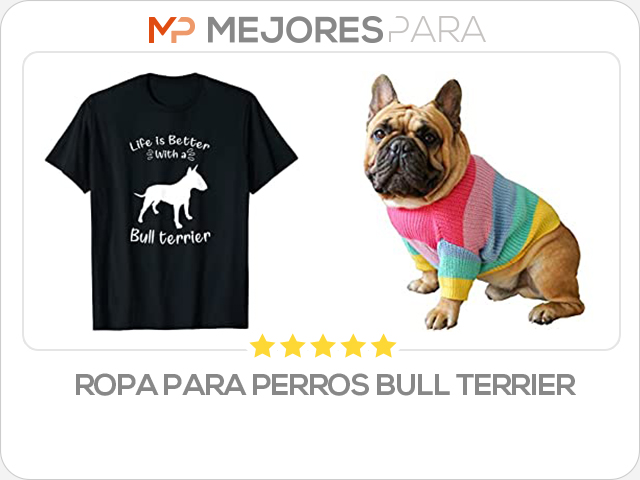 ropa para perros bull terrier